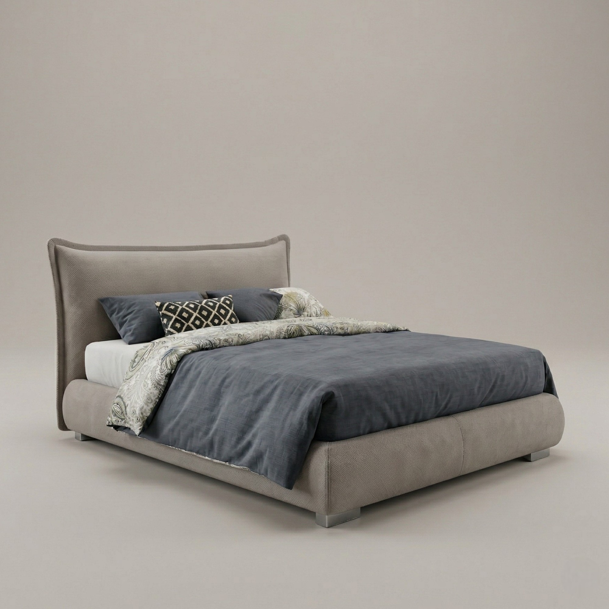 Letto contenitore rete ortopedica Brescia frontale 1