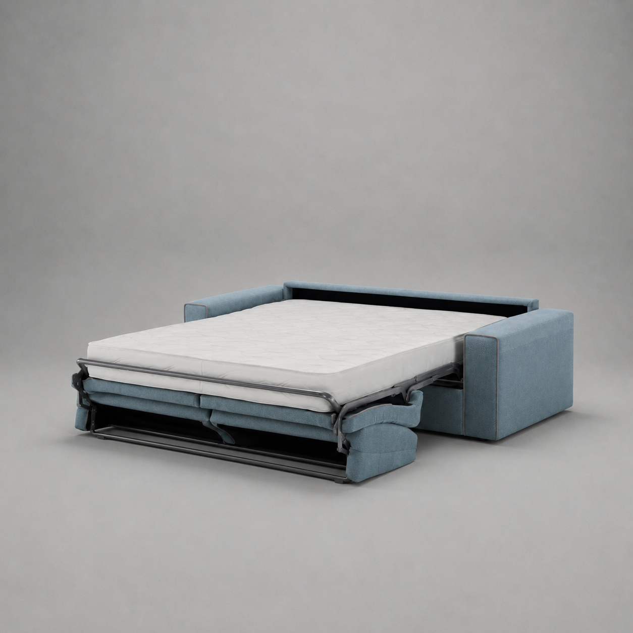 Divano letto sfoderabile Biassono frontale aperto